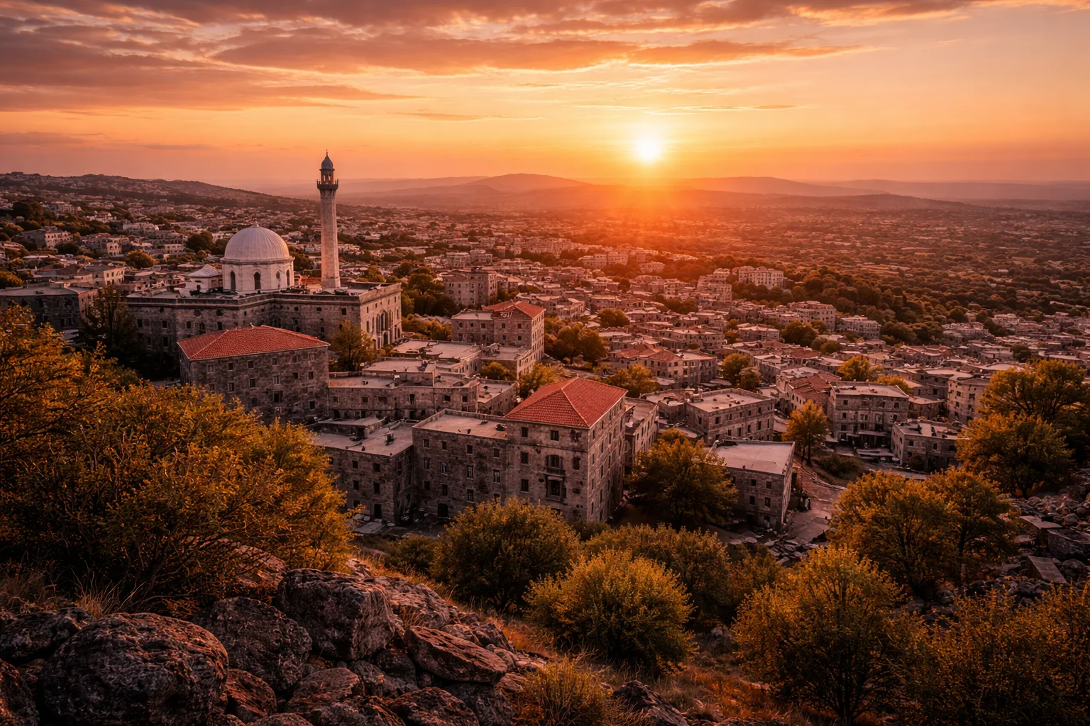 Al-Suwayda skyline