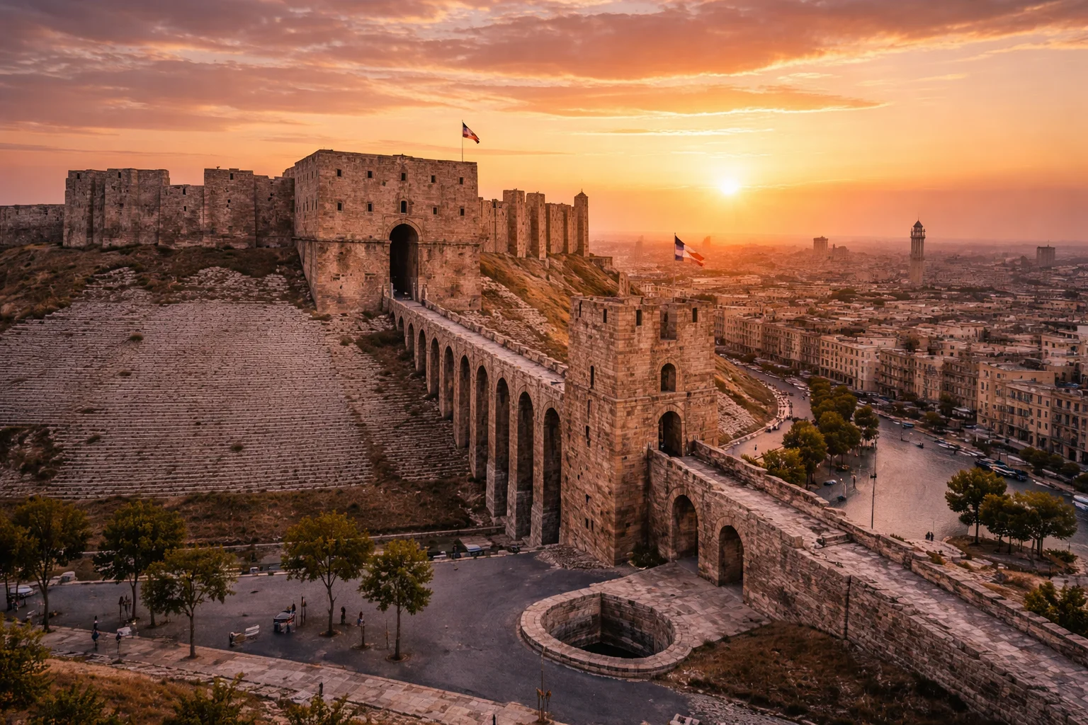 Aleppo skyline