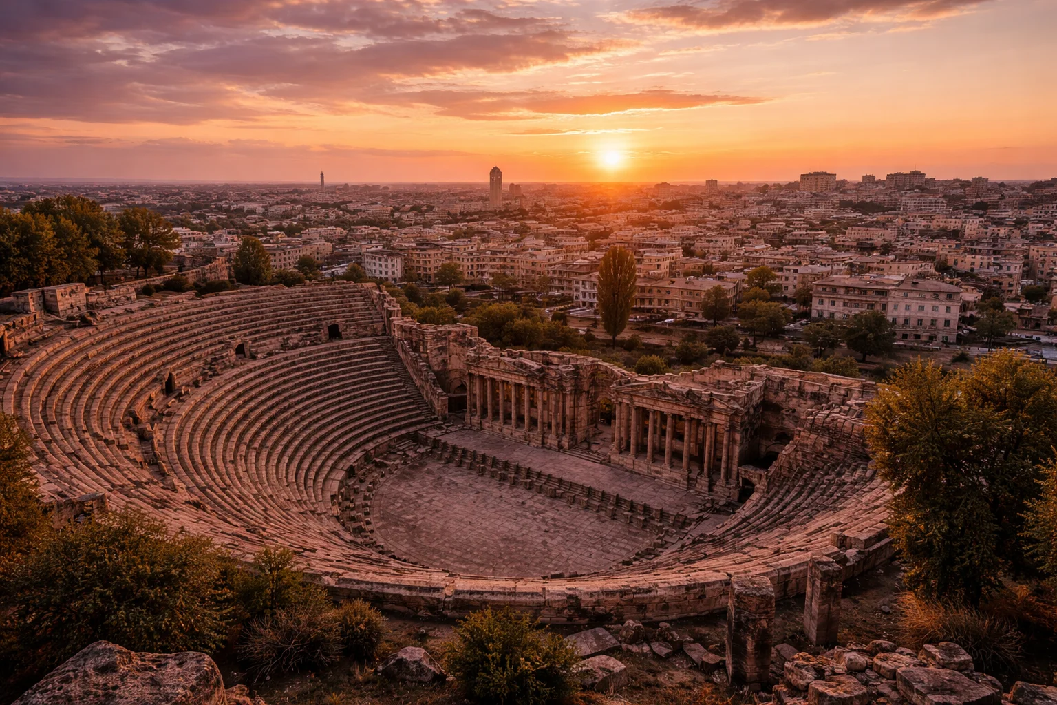 Daraa skyline